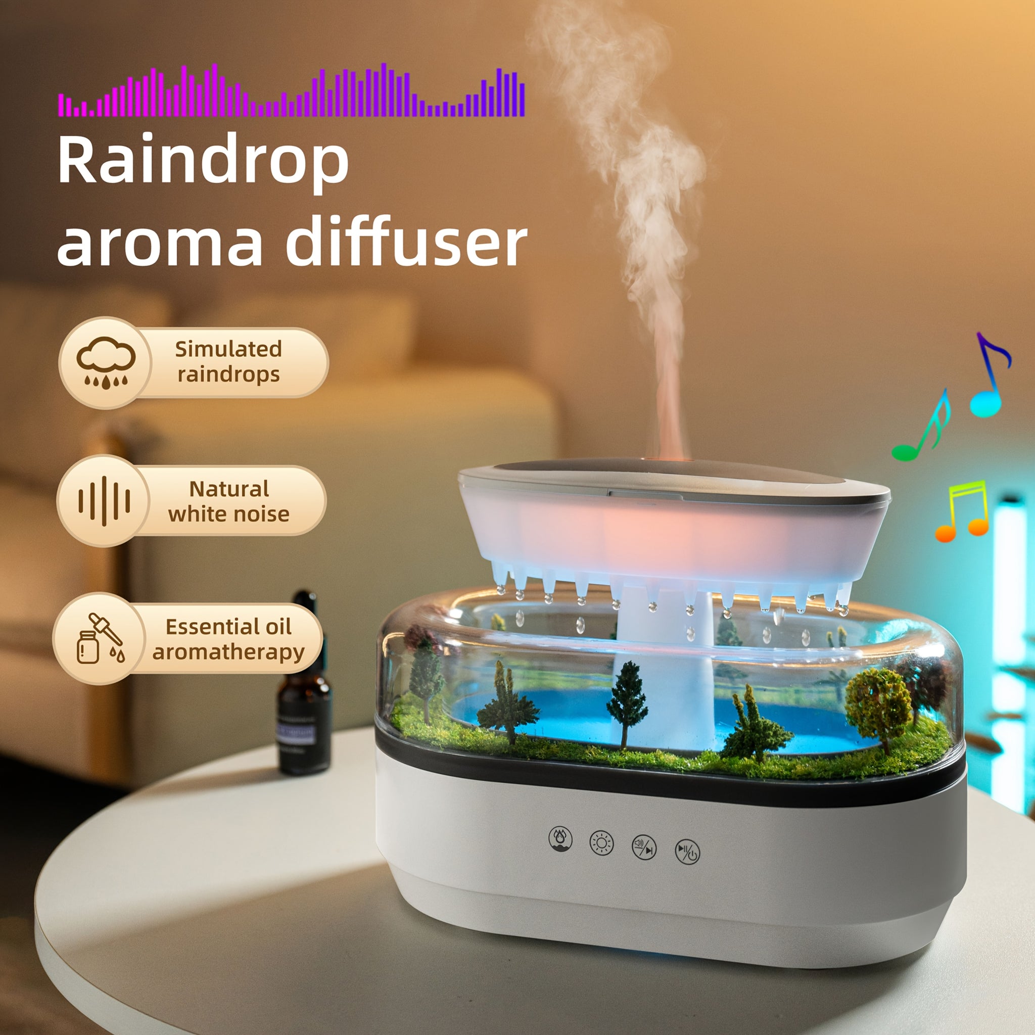 BABIQT Micro Landscape Aromatic Diffuser with Essential Oils