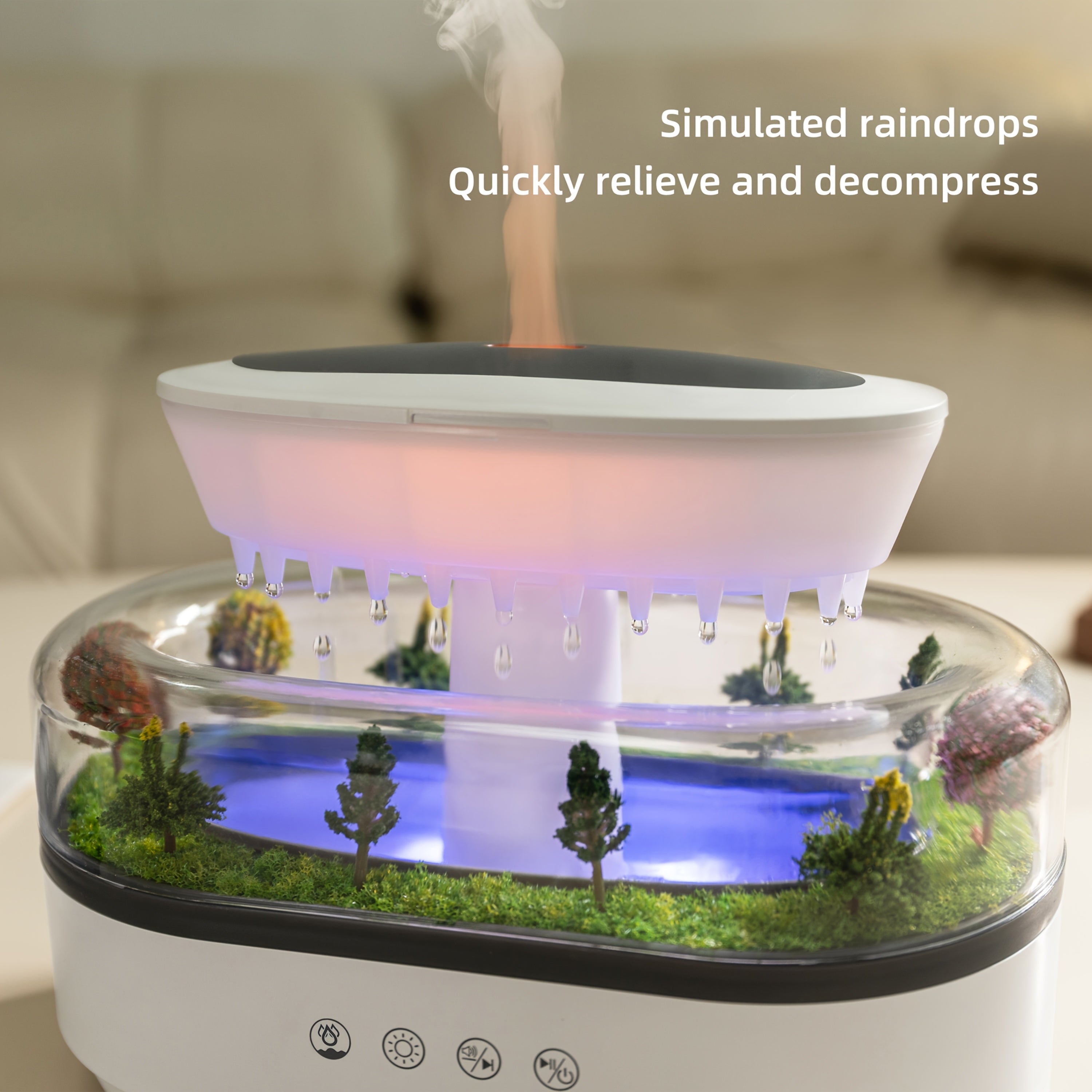 BABIQT Micro Landscape Aromatic Diffuser with Essential Oils