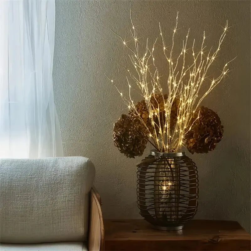 50L USB LED Branch Lights – Warm White Light for Home and Shop