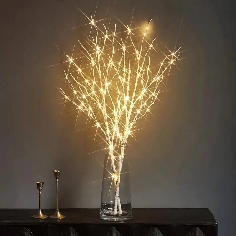 50L USB LED Branch Lights – Warm White Light for Home and Shop