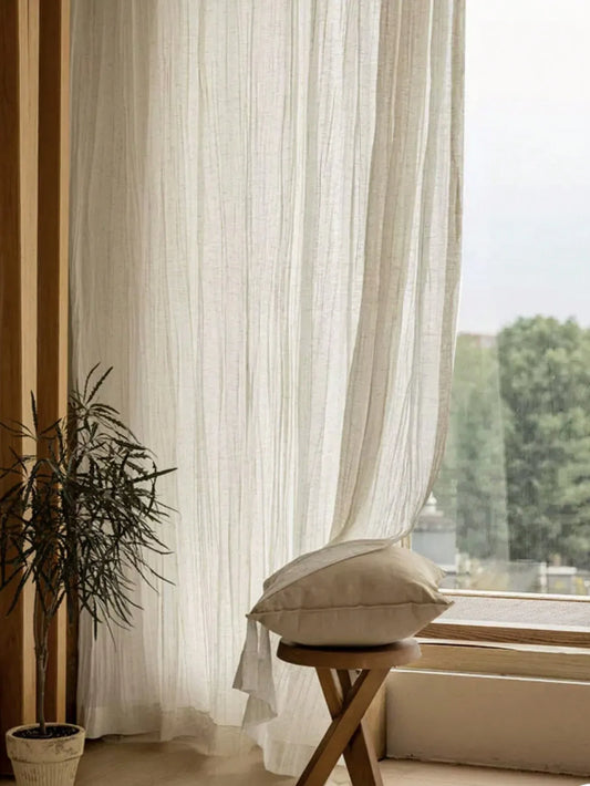 Modern Curtain – Luxury, Linen, Blackout, Breathable, Living Room and Bedroom, Thermal Insulation