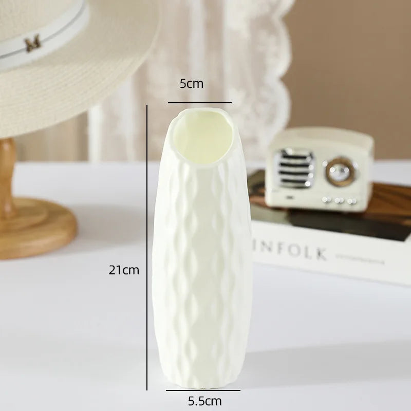 Minimalist Silver Decorative Vase