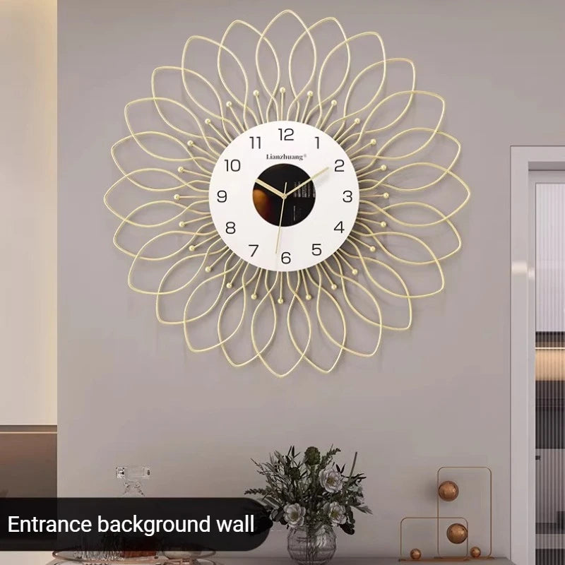 Creative Nordic Metal Wall Clock