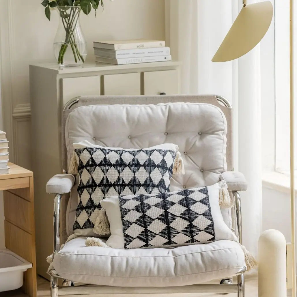 Decorative American Jacquard Cushion Cover