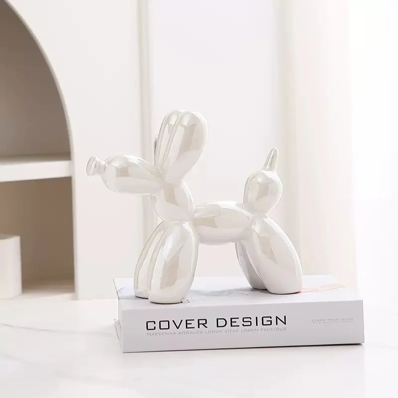 Ceramic Balloon Dog Sculpture