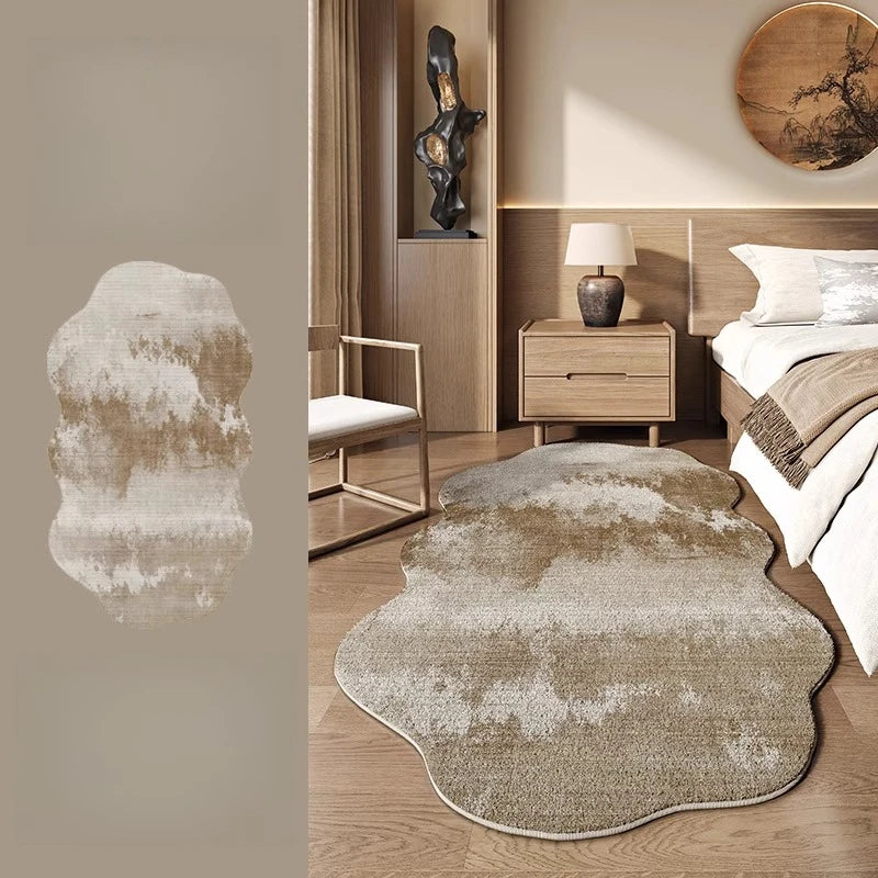 Luxury Irregular Rug for Living Room and Bedroom