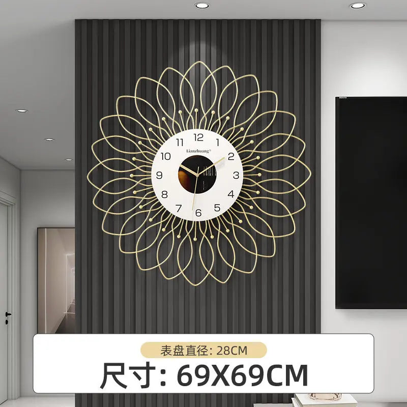 Creative Nordic Metal Wall Clock