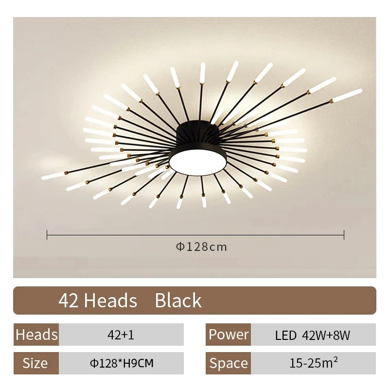 Creative LED Ceiling Lamp – Living Room, Bedroom and Dining Room