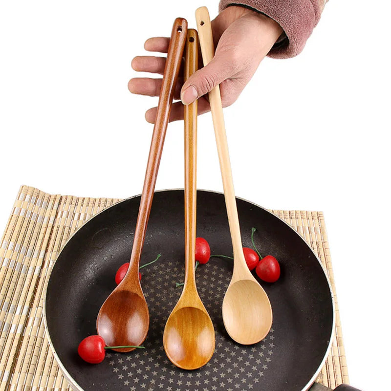 Korean Style Long Wooden Spoons