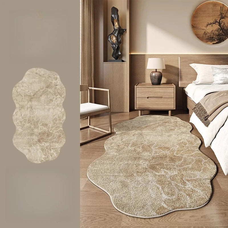 Luxury Irregular Rug for Living Room and Bedroom