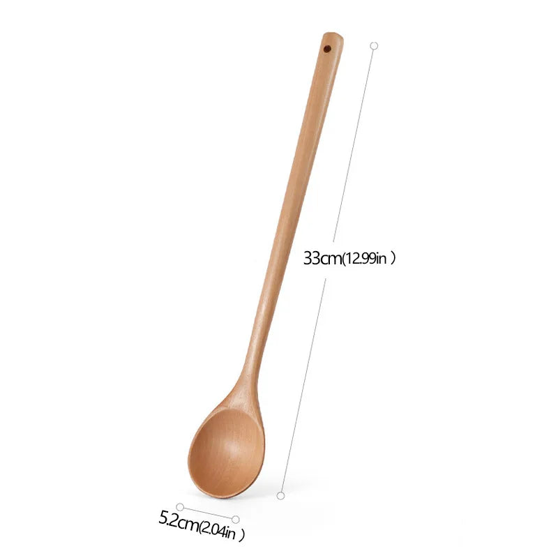 Korean Style Long Wooden Spoons