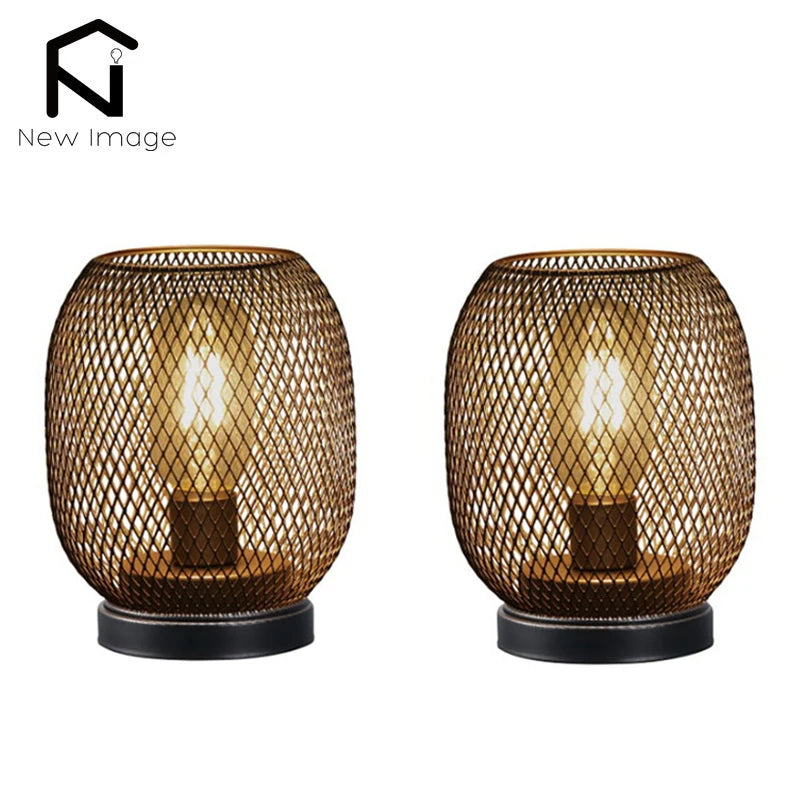 Decorative LED Metal Lantern (2 Units)