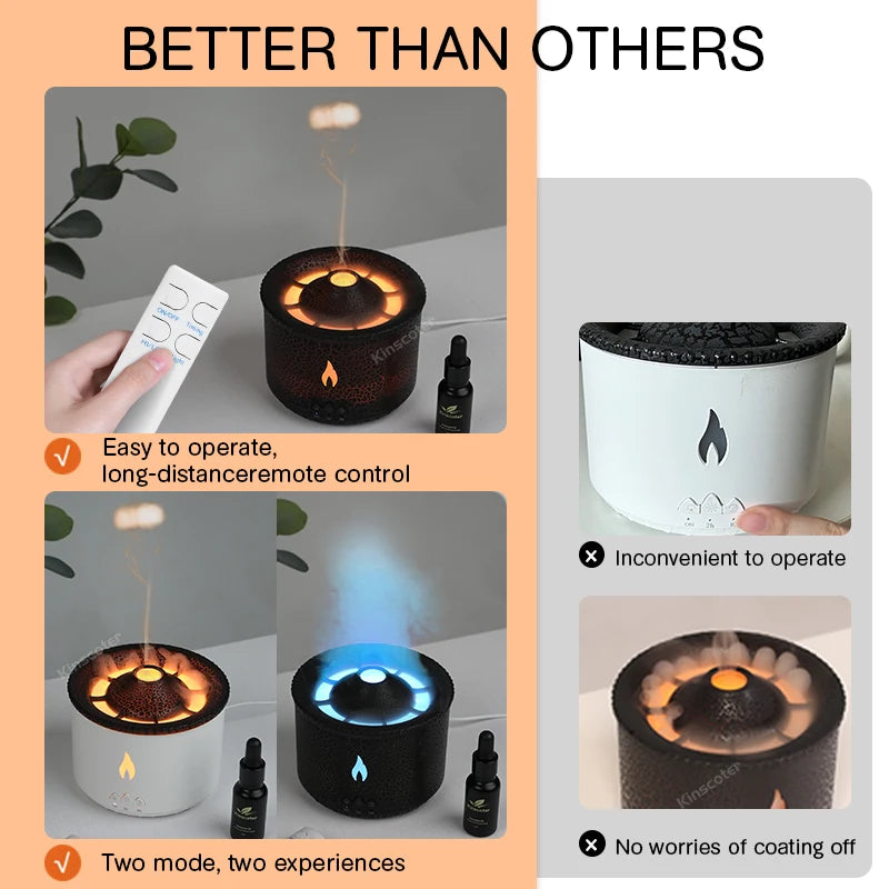 Volcanic Aromatherapy Humidifier Diffuser