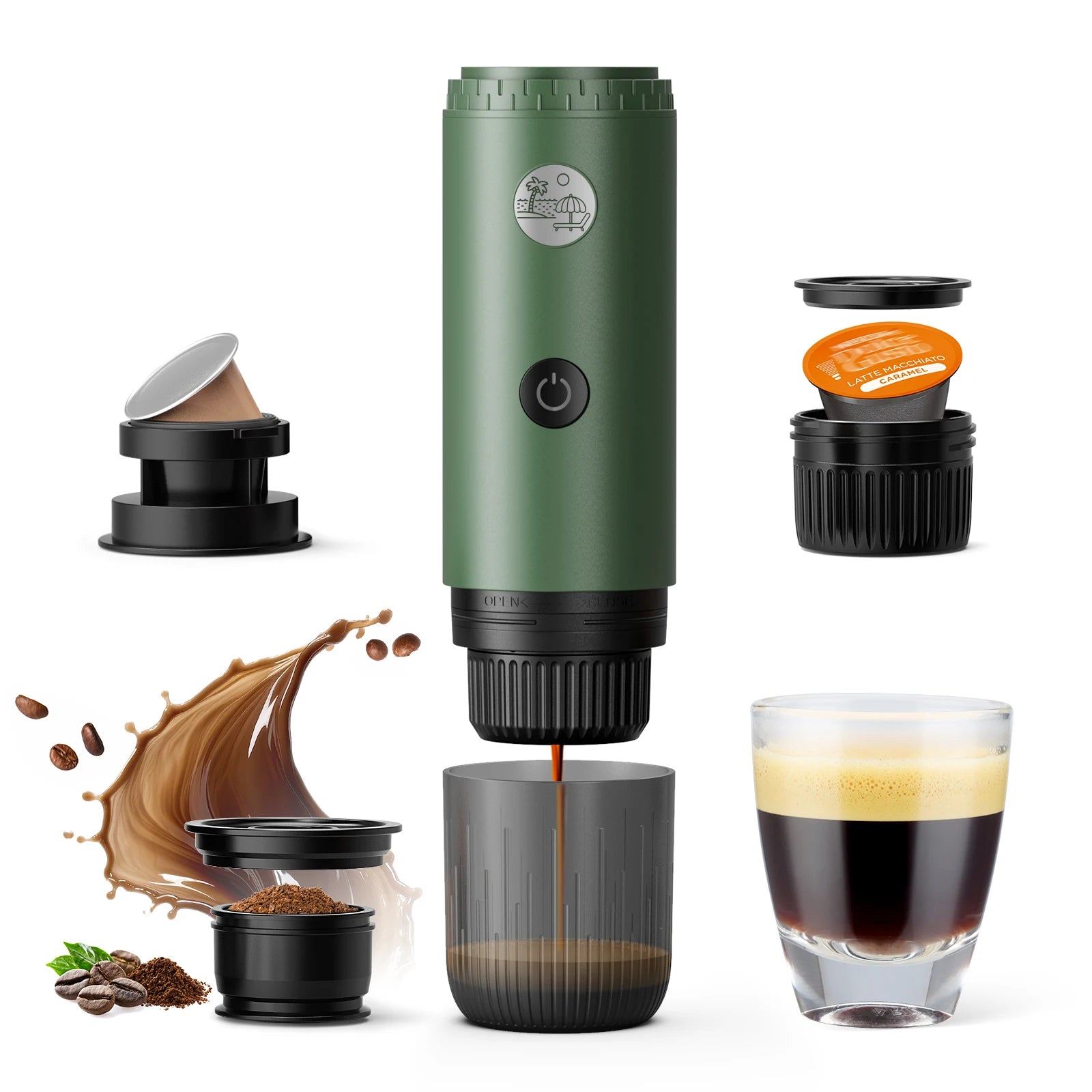 3-in-1 portable espresso machine