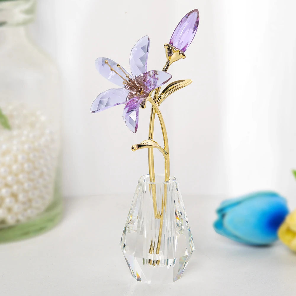 Crystal Calla Lily Sculpture