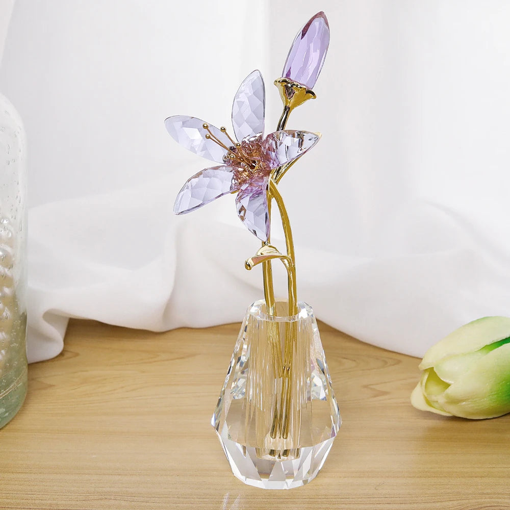 Crystal Calla Lily Sculpture