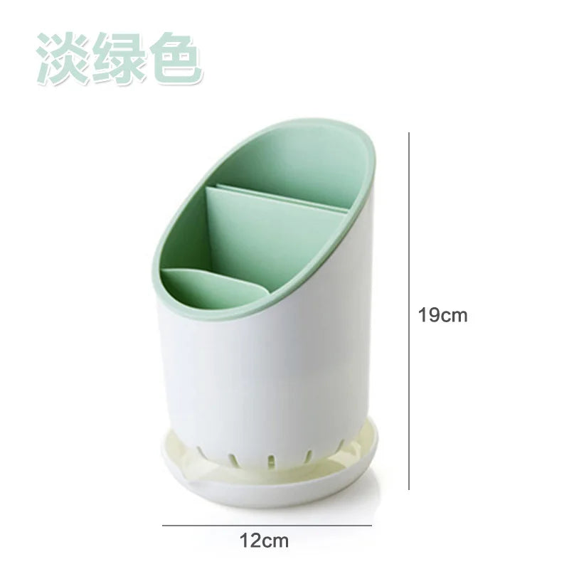 Storage Rack for Chopsticks and Utensils with Drainage