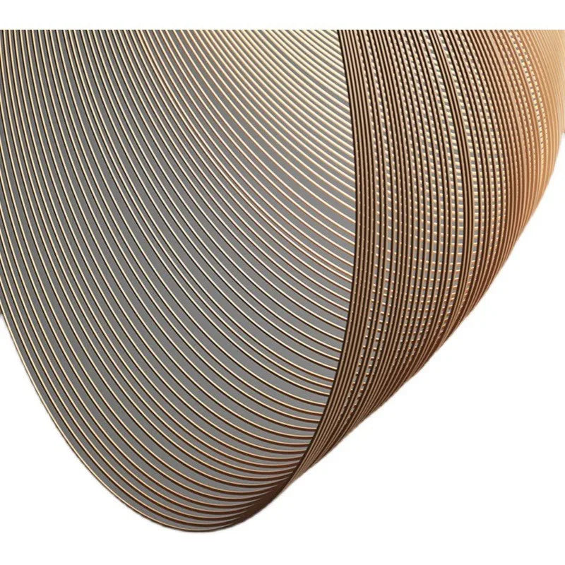 Nordic Wood LED Pendant Light – Adjustable Bird's Nest