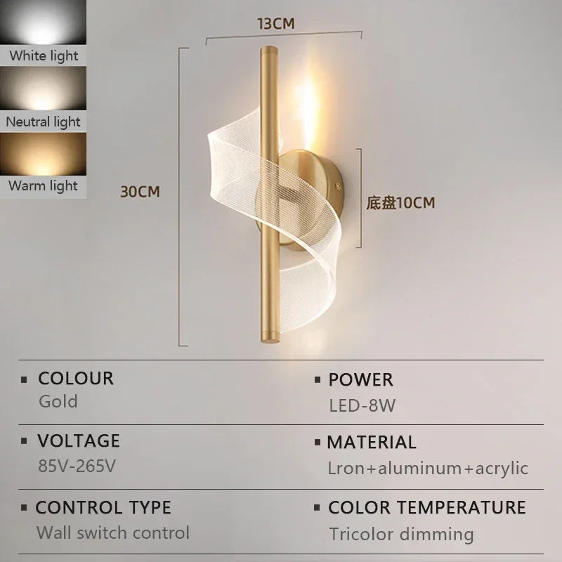Modern Nordic LED Lamp for Living Room and Bedroom
