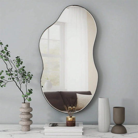 Irregular Wall Mirror – Cloud, Acrylic, Bedroom, Living Room and Bathroom, Modern Decor