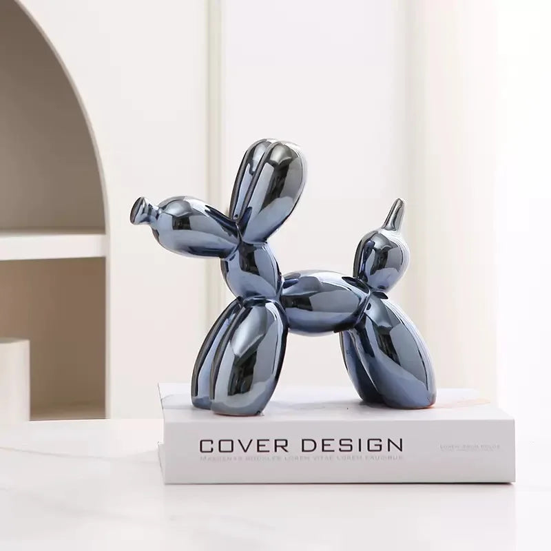 Ceramic Balloon Dog Sculpture