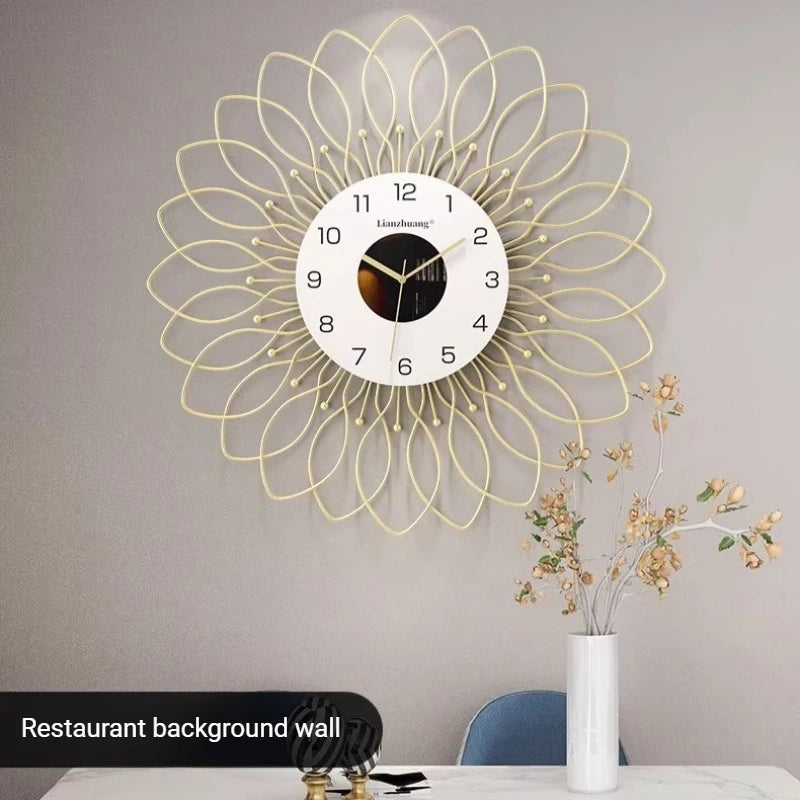 Creative Nordic Metal Wall Clock