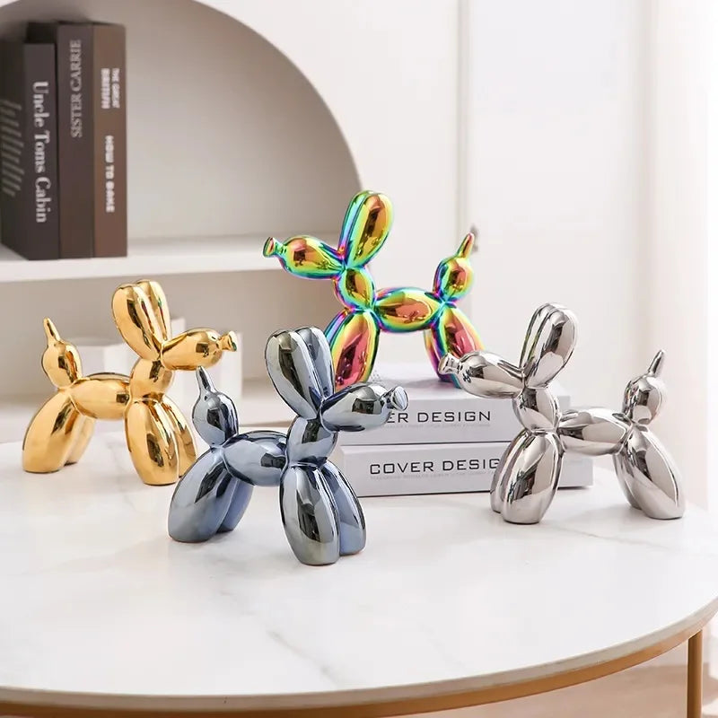 Ceramic Balloon Dog Sculpture