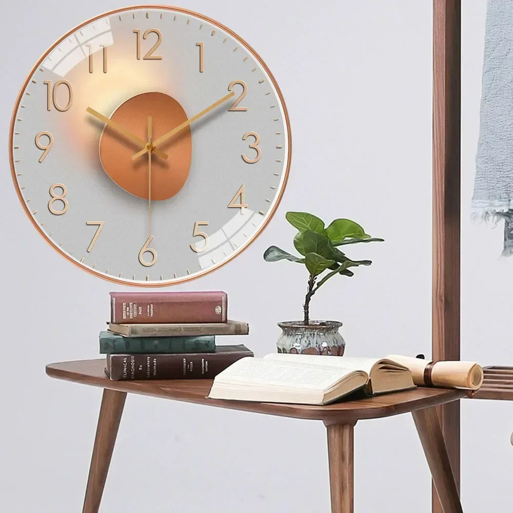 Modern and silent wall clock
