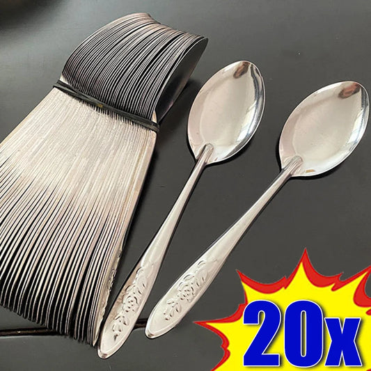 Stainless Steel Silver Teaspoon Set