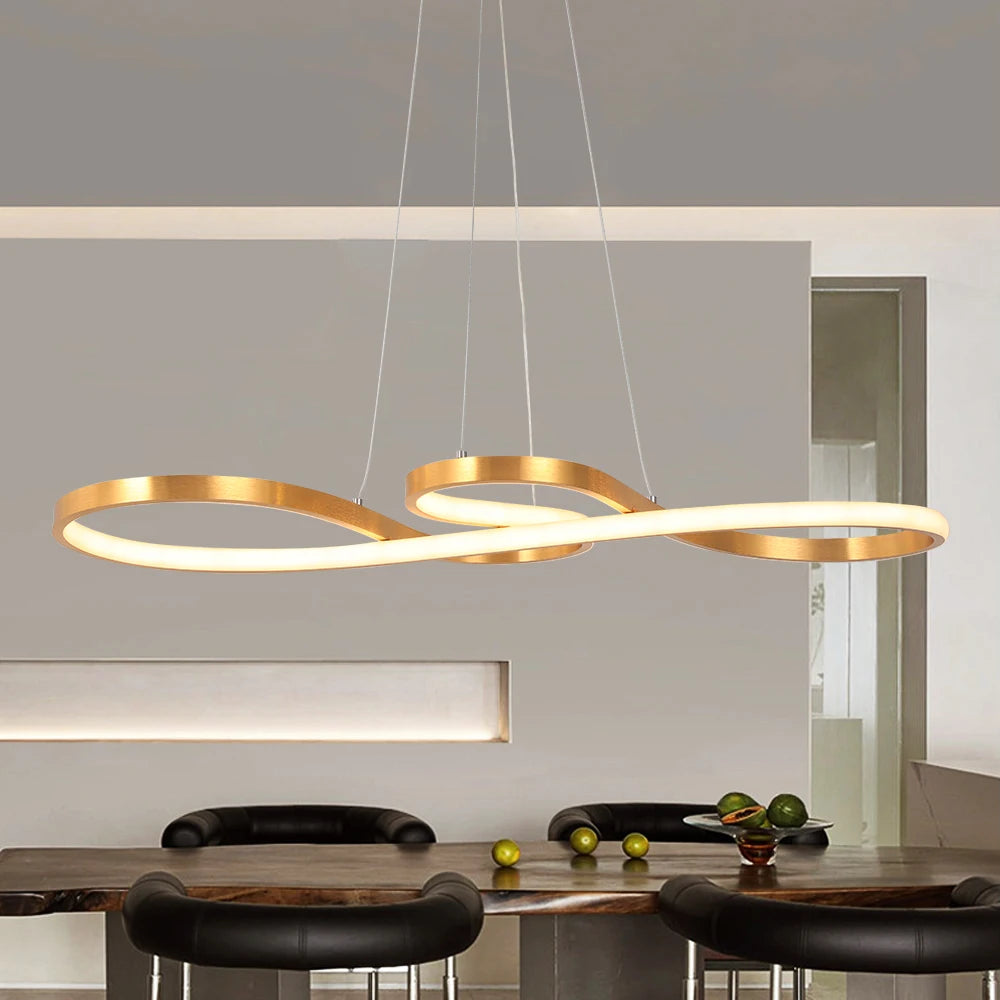 Nordic Minimalist Pendant Light – LED Acrylic, Modern Chandelier for Dining Room