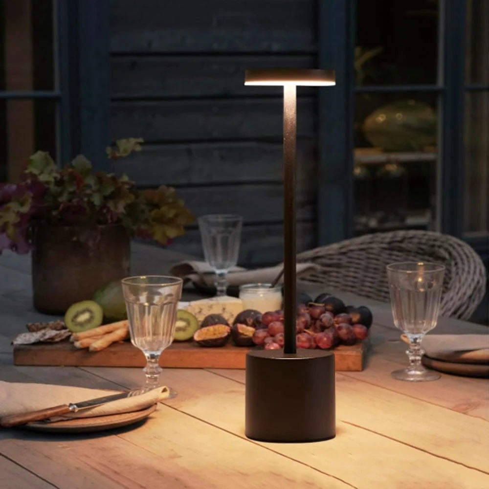 Portable LED Lamp – Rechargeable, Touch-Controlled, 3 Colors, Adjustable, Creative Environment
