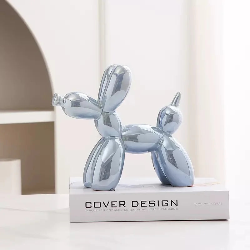 Ceramic Balloon Dog Sculpture