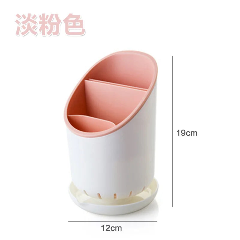 Storage Rack for Chopsticks and Utensils with Drainage