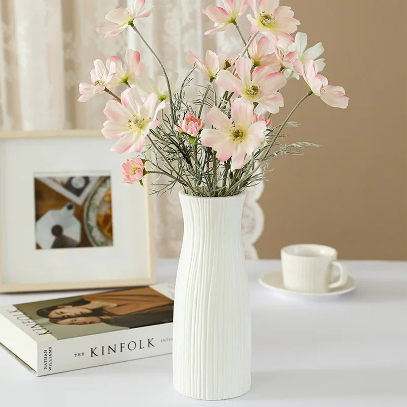 Minimalist Silver Decorative Vase