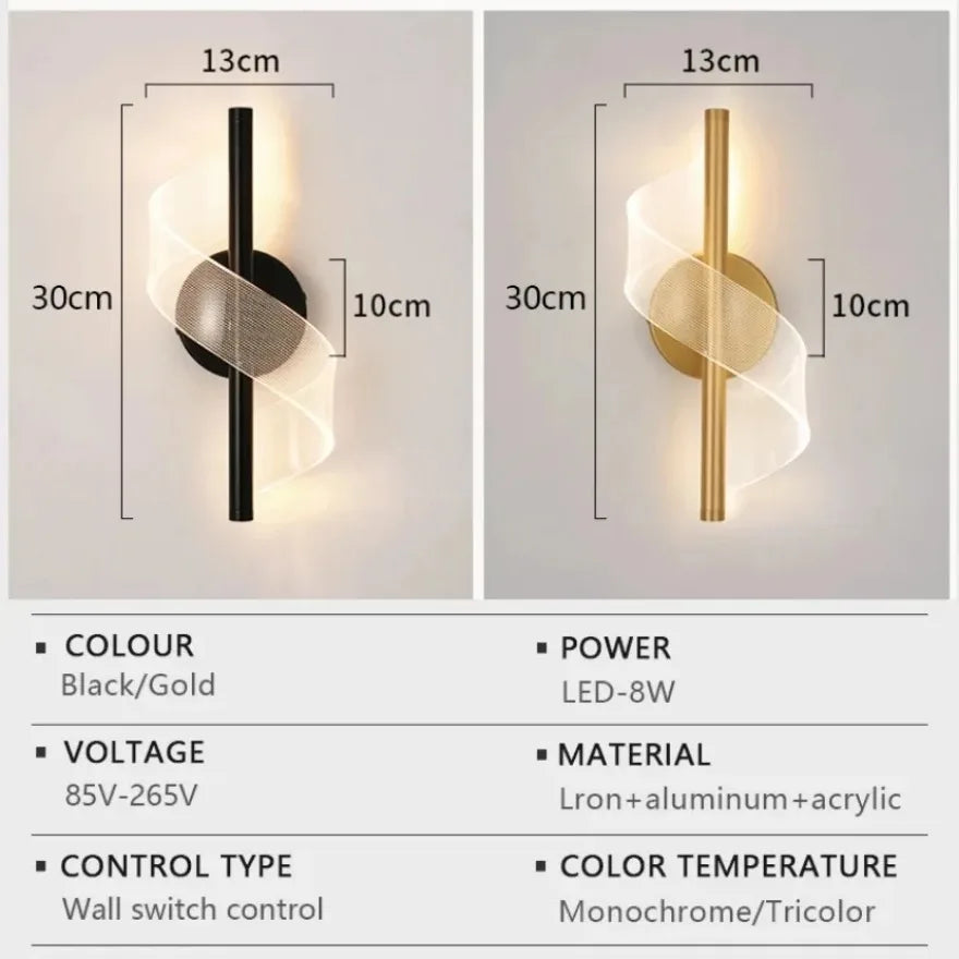 Modern Nordic LED Lamp for Living Room and Bedroom