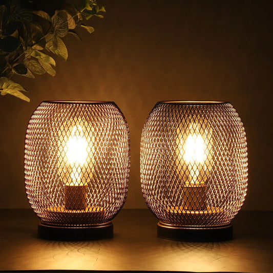Decorative LED Metal Lantern (2 Units)