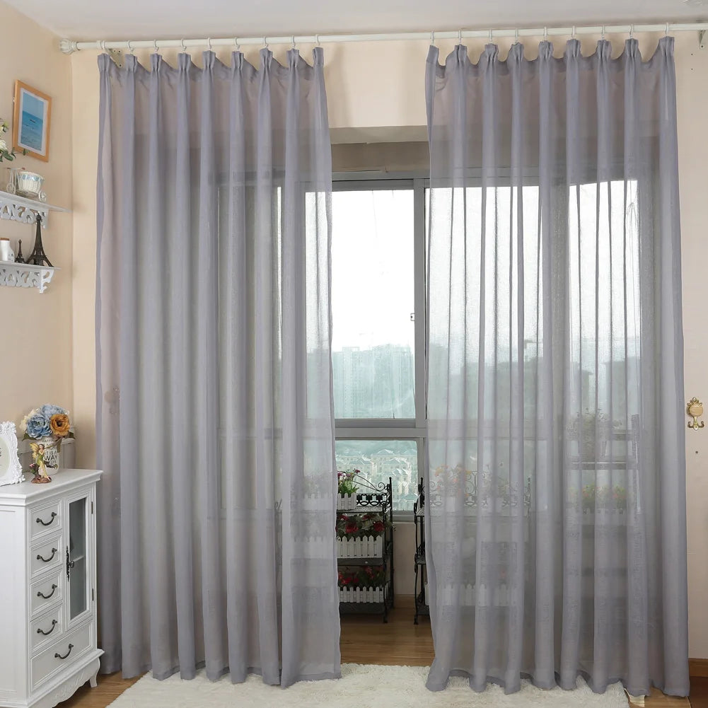 Blackout Curtain – 100% Polyester, Solid Color, Living Room and Bedroom, Home and Hotel Decor