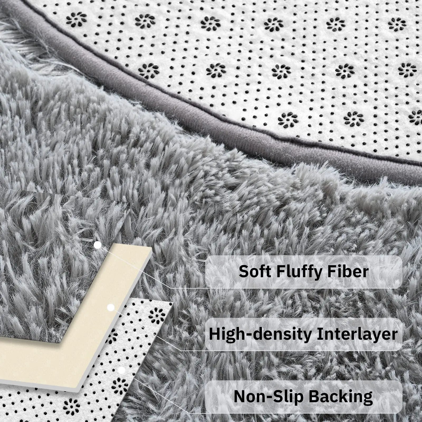 Fluffy Hair Mat for Kids – Sofa and Decor