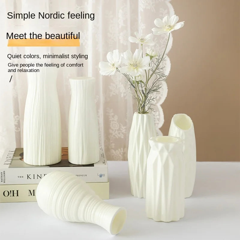 Minimalist Silver Decorative Vase