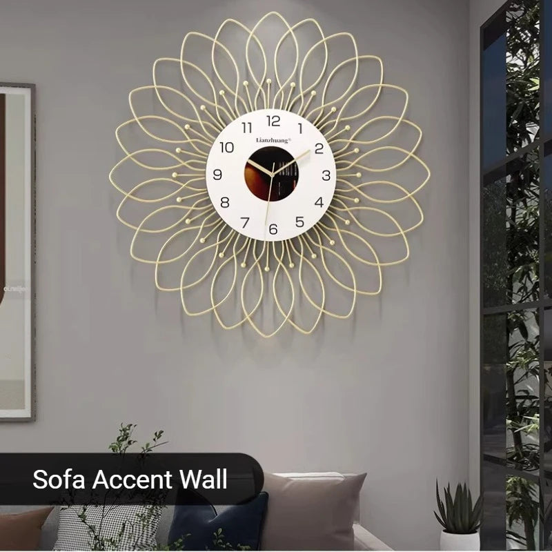 Creative Nordic Metal Wall Clock