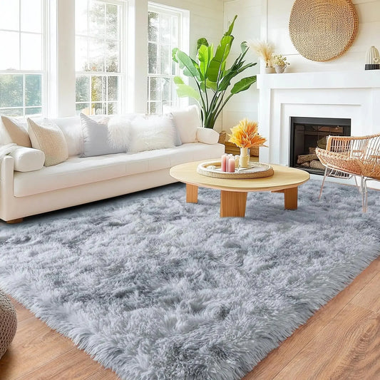 Modern Minimalist Rug – Coral Fleece, Living Room, Bedroom, Home Decor