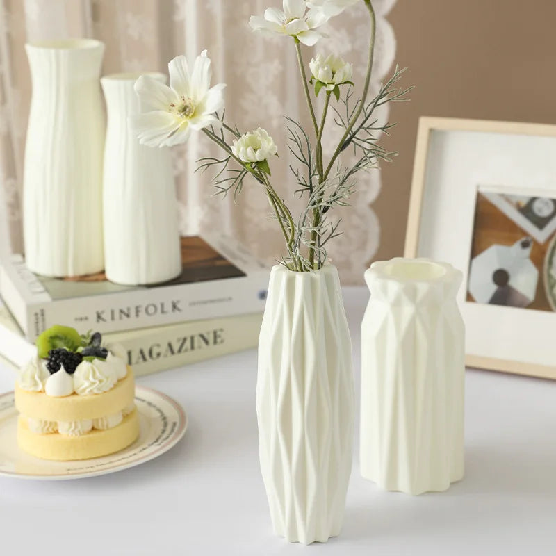 Minimalist Silver Decorative Vase