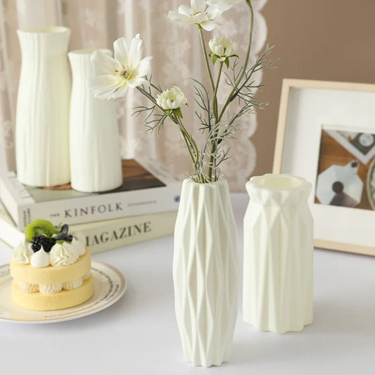 Minimalist Silver Decorative Vase