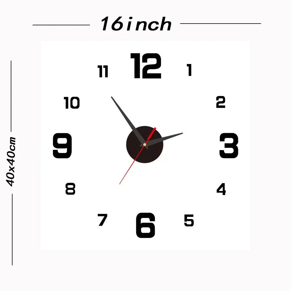 Modern and silent wall clock