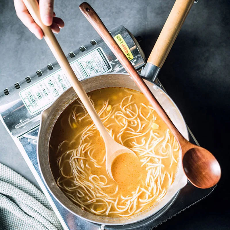 Korean Style Long Wooden Spoons
