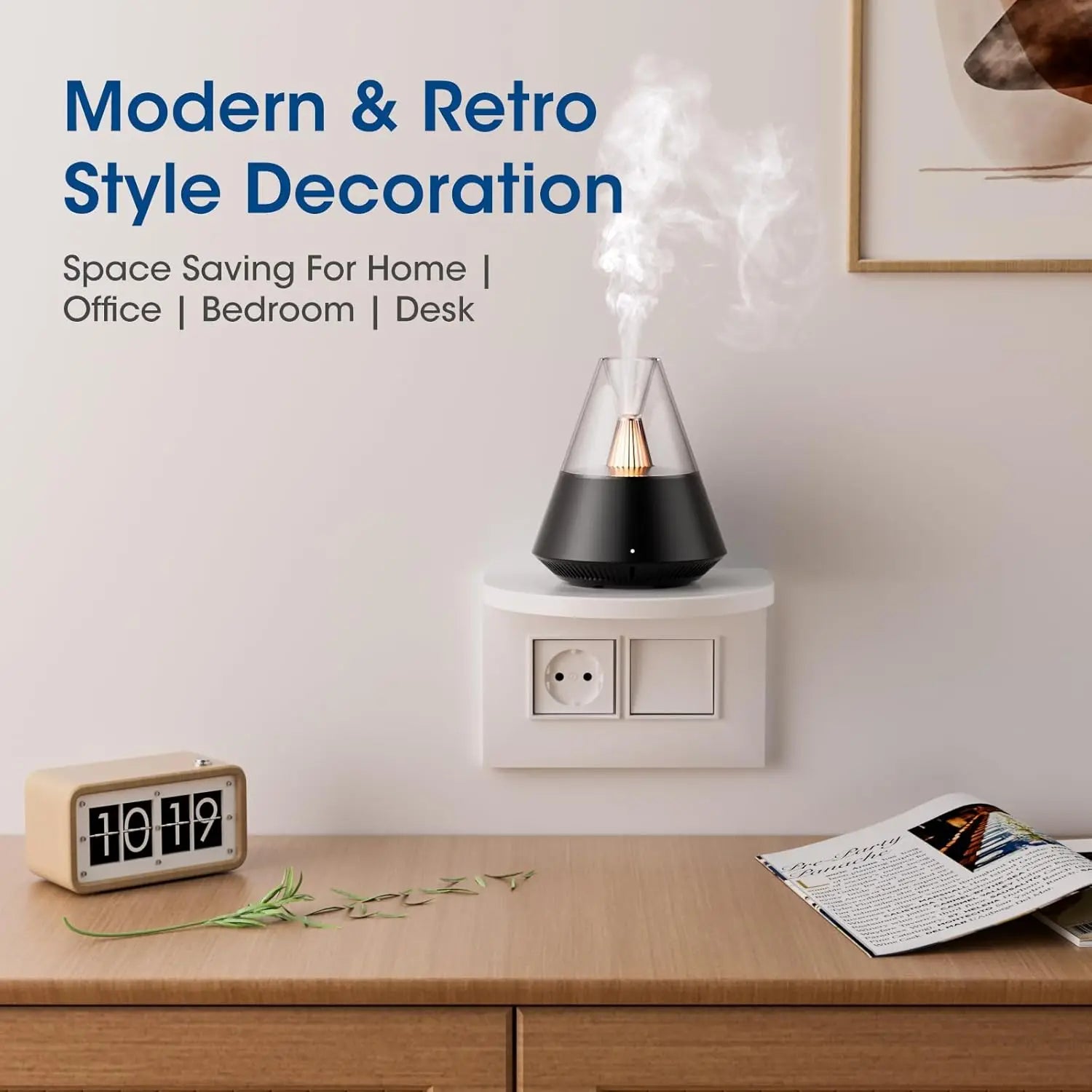 Premium Aroma Diffuser with Candle Light