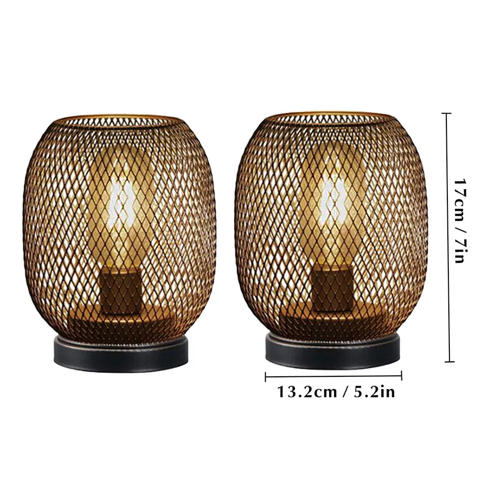 Decorative LED Metal Lantern (2 Units)