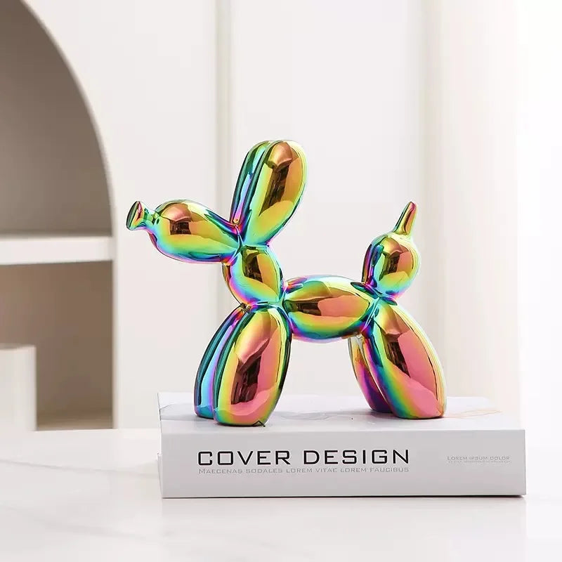 Ceramic Balloon Dog Sculpture