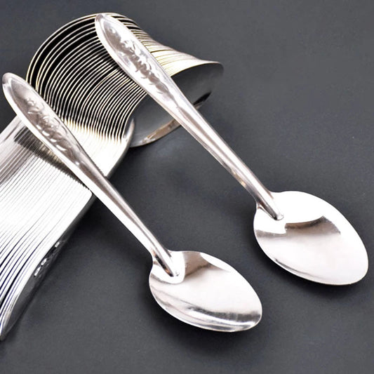 Stainless Steel Silver Teaspoon Set