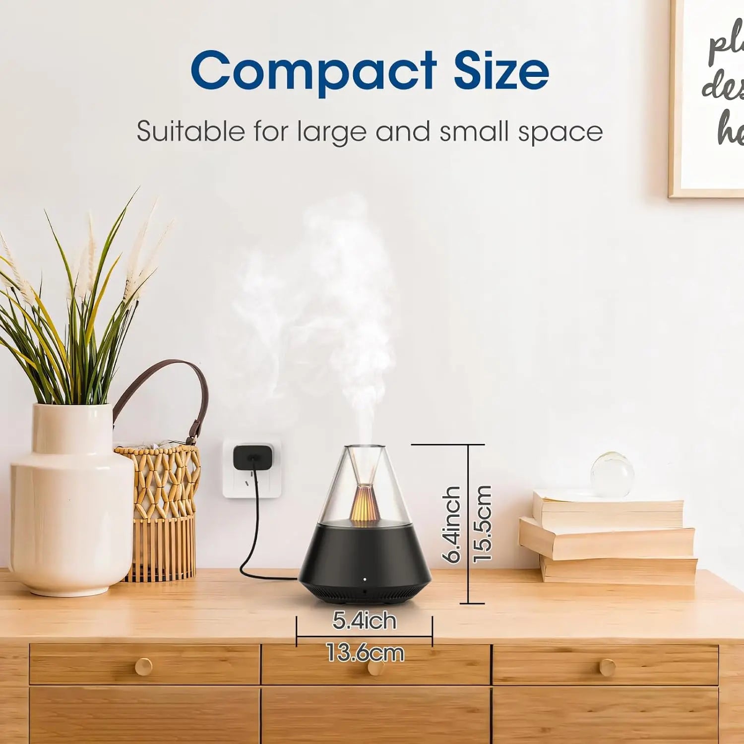 Premium Aroma Diffuser with Candle Light